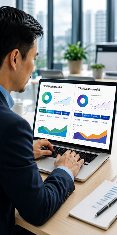 CRM Development Process Illustration