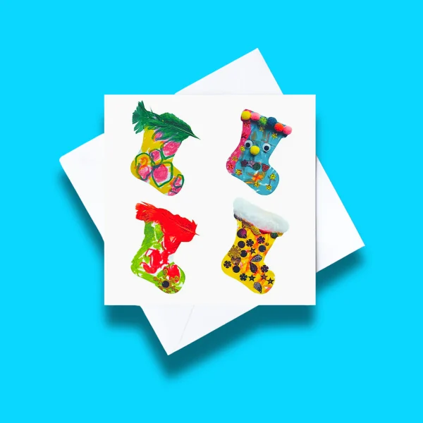 Destiny-Rae's Stocking Christmas cards (Pack of 10)